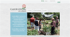 Desktop Screenshot of gardenwalkcleveland.org